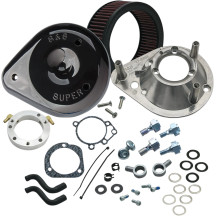 Teardrop Air Cleaner Kit — CV, Black Gloss