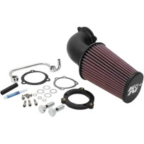 Aircharger® Intake System with Mandrel-Bent Aluminum Intake Tube Kit — 57-1126, Black