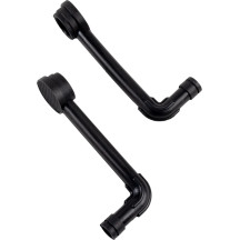 Breather Tubes — Sportster, Black