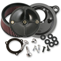 Super Stock™ Stealth Air Cleaner Kit — Black, fits S&S 66 mm Throttle Hog