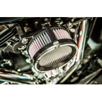 Assault Charge High-Flow Air Cleaner — Round, Black