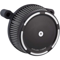 Big Sucker™ Stage I Air Filter Kit — Round, Black gloss, CNC billet aluminum