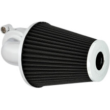 Monster Sucker® Air Cleaner Kit — Cone, Chrome