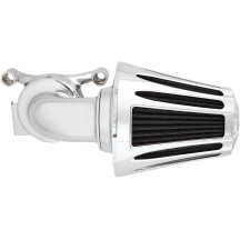 Monster Sucker® Air Cleaner Kit — Chrome, CNC billet aluminum
