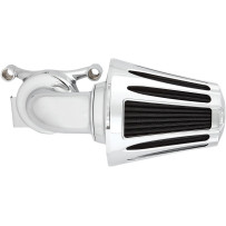 Monster Sucker® Air Cleaner Kit — Chrome cone, CNC billet aluminum