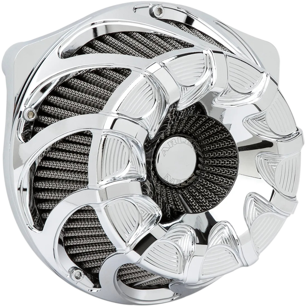 Inverted Series Air Cleaner Kit — Chrome