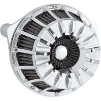 Inverted Series Air Cleaner Kit — CNC billet aluminum, Chrome