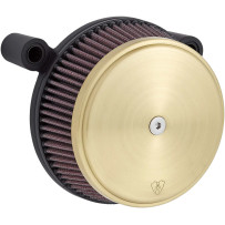 Big Sucker™ Stage I Air Filter Kit — Round, Brass