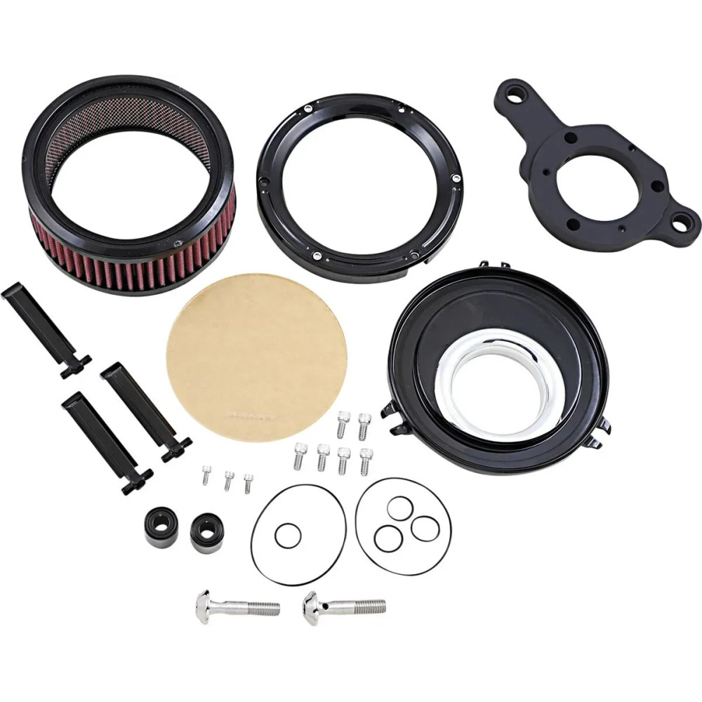 Assault Charge High-Flow Air Cleaner — Round, Black