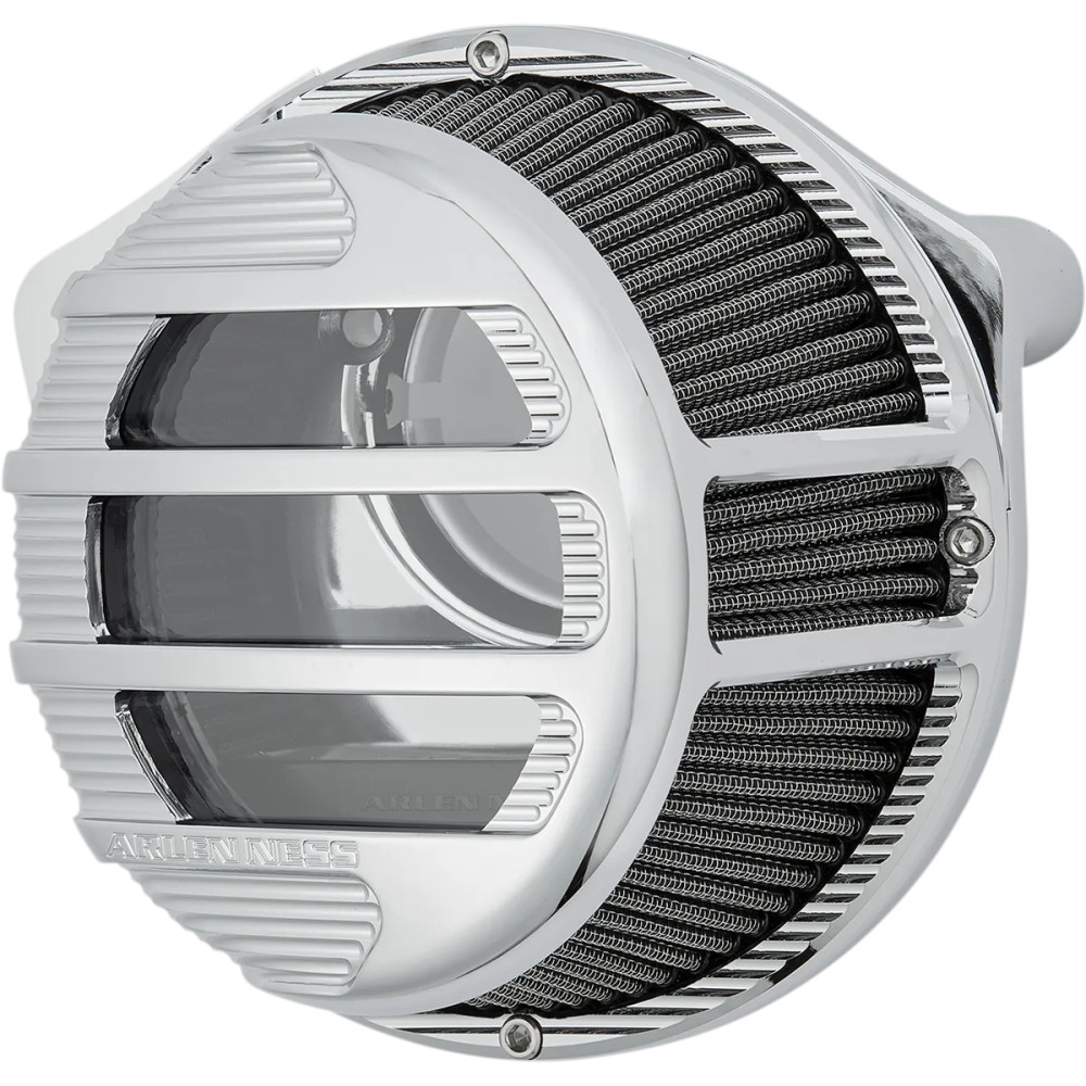 Sidekick Air Cleaner Kit — Round, Chrome