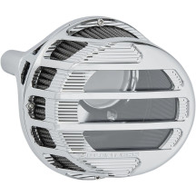 Sidekick Air Cleaner Kit — Round, Chrome