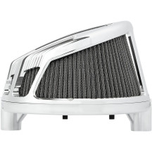 Sidekick Air Cleaner Kit — Round, Chrome