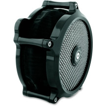 Super Gas Kit de filtro de aire — redondo, negro