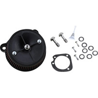Kit de filtro de aire Super Stock™ Stealth — EFI, negro, redondo