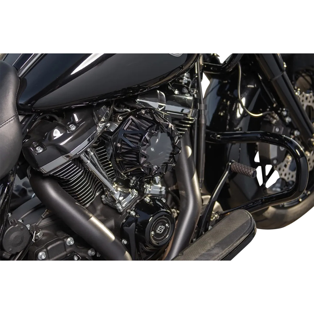 Filtro de aire Crossfire — negro, redondo