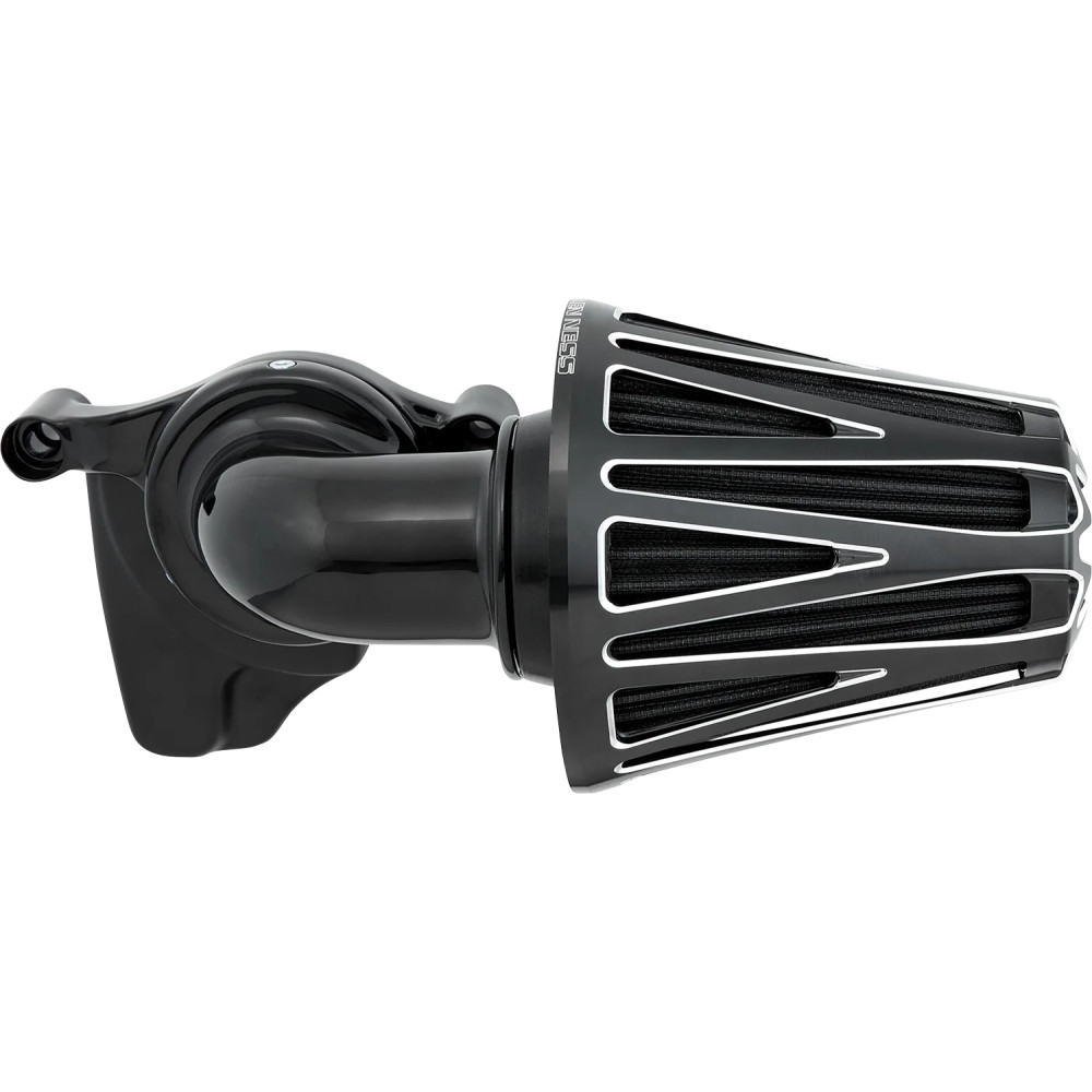 Filtro de aire Monster Sucker — negro, anodizado, aluminio CNC billet
