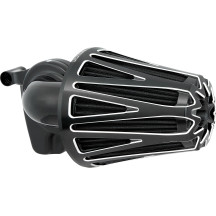 Filtro de aire Monster Sucker — negro, anodizado, aluminio CNC billet