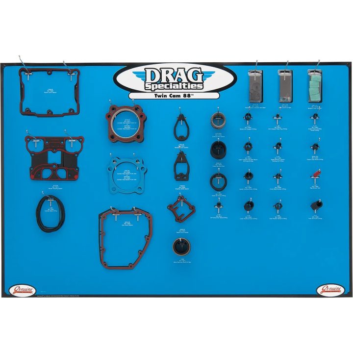 Expositor de juntas, retenes y anillos tóricos para motores Twin Cam — Panel expositor, 0934-0340