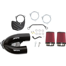 Kit de filtro de aire Tuned Induction — Negro, brillante