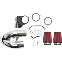 Kit de filtro de aire Tuned Induction — cromado