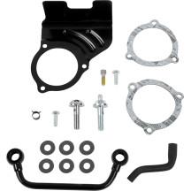 Kit de filtro de aire Tuned Induction — Negro brillo, Redondo