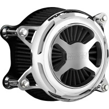 VO2 X Air Intake Kit — Chrome, Round, CNC billet aluminum, Cotton gauze filter