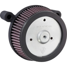 Kit de filtro de aire Big Sucker™ — Redondo, negro, Stage I
