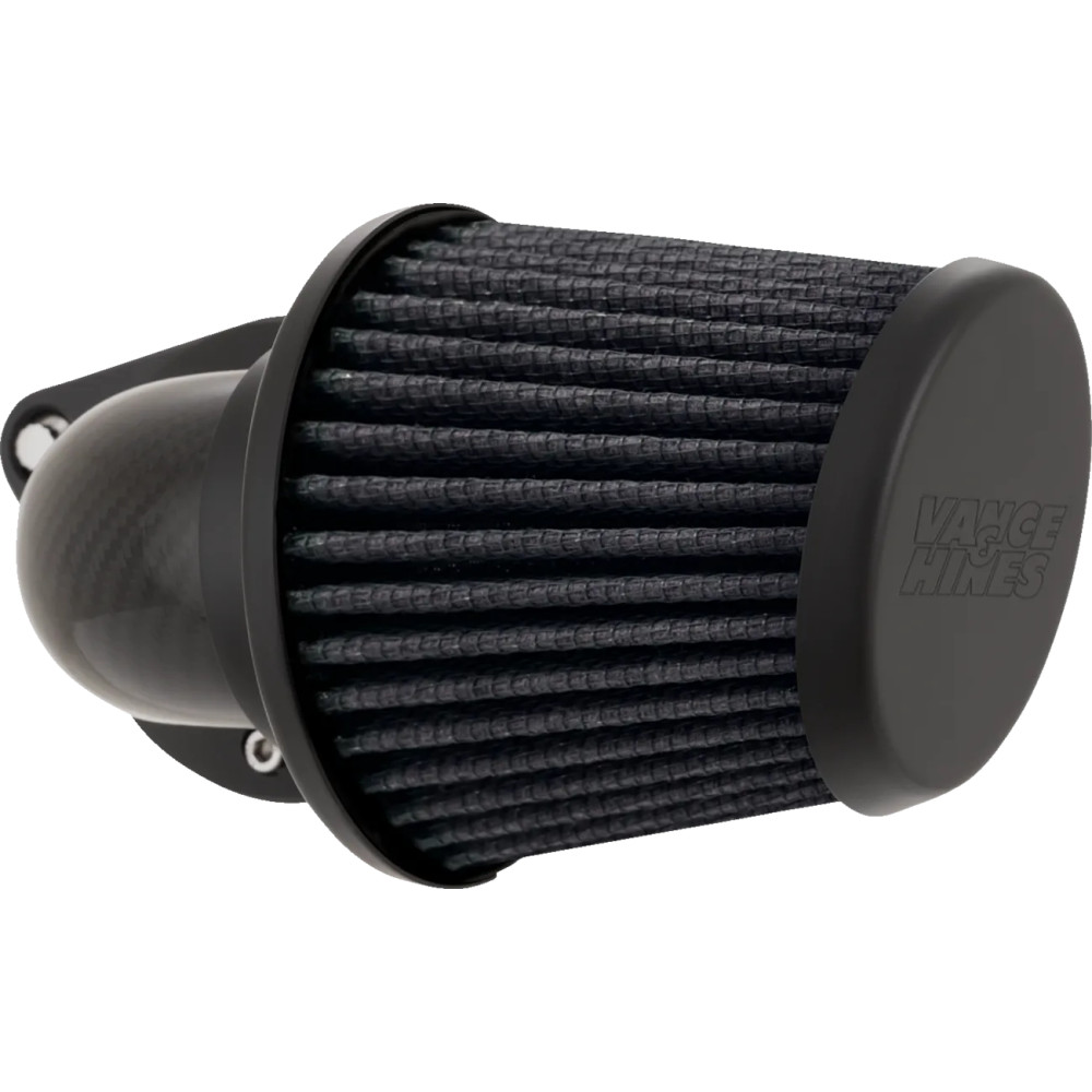 VO2 Falcon Air Intake Kit — Black, Carbon fiber weave