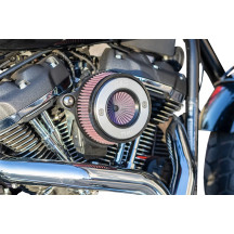 Air Stinger Stealth Air Cleaner Kit — Ring, Chrome