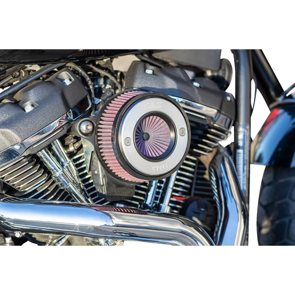 Air Stinger Stealth Air Cleaner Kit — Ring, Chrome