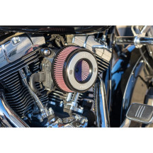 Air Stinger Stealth Air Cleaner Kit — Ring, Chrome