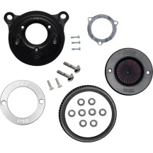 Air Stinger Stealth Air Cleaner Kit — Black, Chrome