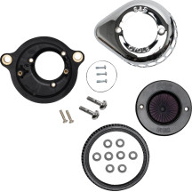 Air Stinger Stealth Air Cleaner Kit — Chrome
