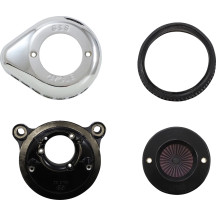 Air Stinger Stealth Air Cleaner Kit — Teardrop, Chrome