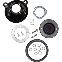 Air Stinger Stealth Air Cleaner Kit — Black, Chrome