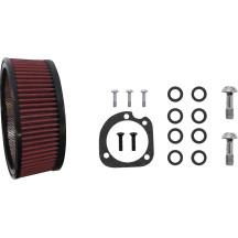 Air Stinger Stealth Air Cleaner Kit — Teardrop, Black, Red