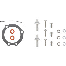 Kit de filtro de aire — redondo, cromado