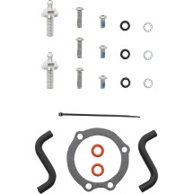 Kit de filtro de aire — Negro, redondo