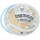 Tapa de platinos Live To Ride — Negro, cromo, dorado