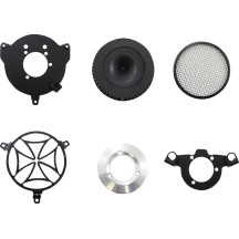 Kit de filtro de aire — Redondo, Negro