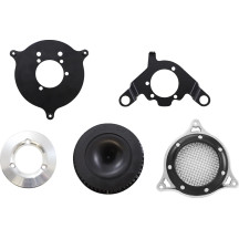 Kit de Admisión RPT — Redondo, negro, cromo