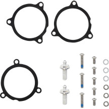 Kit de filtro de aire — Redondo, cromado