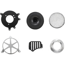 Air Cleaner Kit — Round, Chrome