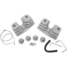 Spark Plug/Head Bolt Cover — Silver, Kit