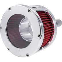 BA Race Series Air Cleaner Kit — Round, Billet aluminum, Raw