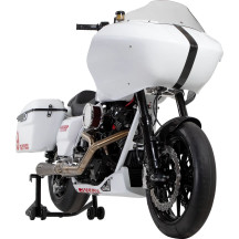 BA Race Series Air Cleaner Kit — Round, Chrome