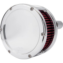BA Series Air Cleaner Kit — Round, Chrome