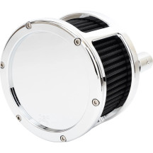 BA Race Series Air Cleaner Kit — Chrome, billet aluminum, fits Harley-Davidson