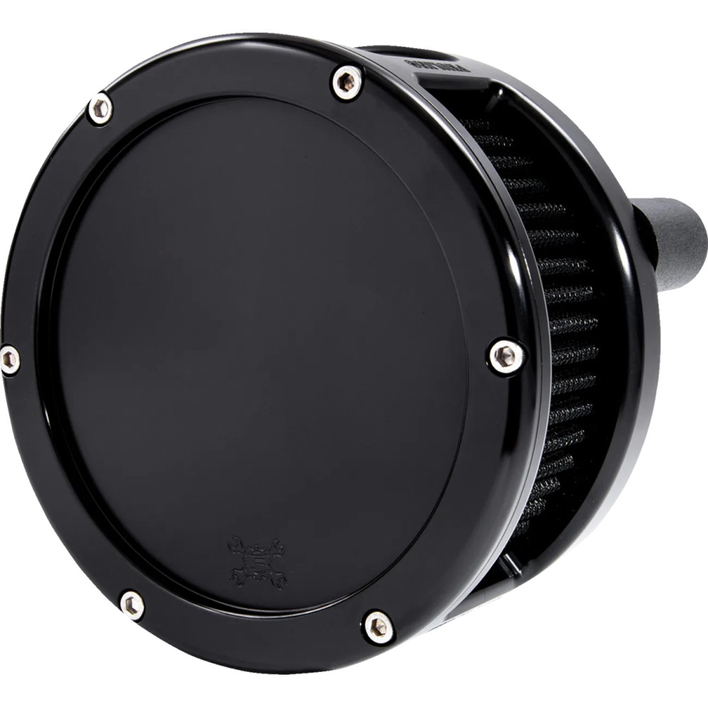 BA Series Air Cleaner Kit — Round, black anodized