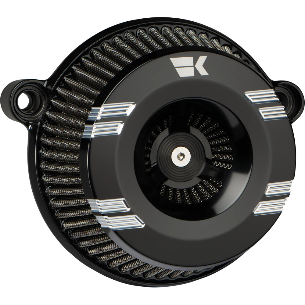 Instigator Air Cleaner — Round, Black